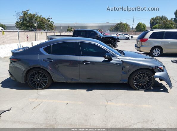 JTHGZ1B20M5046945 2021 LEXUS IS 350 Gray Widok wnętrza z tyłu