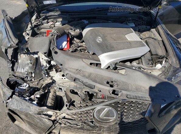 JTHGZ1B21L5036004 2020 LEXUS IS Black Widok wnętrza z tyłu