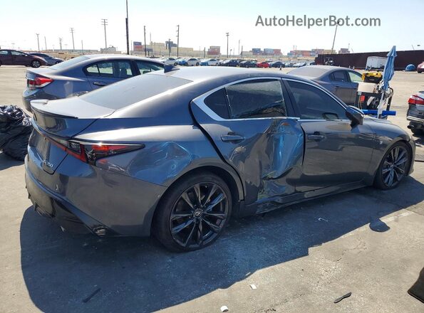 JTHGZ1B22M5038152 2021 LEXUS IS Gray Trasero derecho