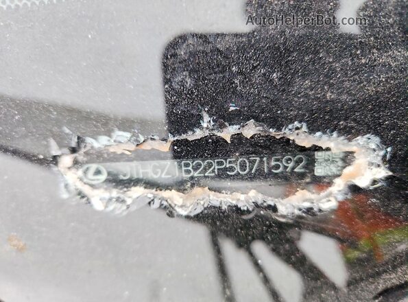 JTHGZ1B22P5071592 2023 LEXUS IS Silver Widok naklejki z numerem VIN
