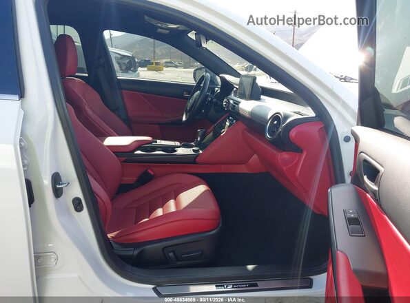 JTHGZ1B24N5054175 2022 LEXUS IS 350 White Front interior view