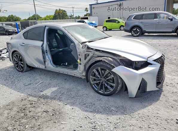 JTHGZ1B25N5054508 2022 LEXUS IS Silver Przód prawy
