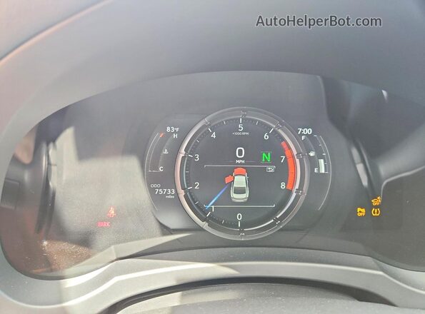JTHGZ1B25P5062322 2023 LEXUS IS Silver Вид щитка приладів