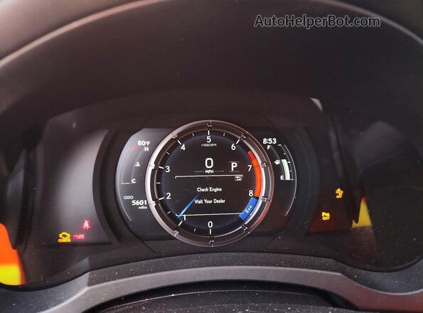 JTHGZ1B25S5092381 2025 LEXUS IS Серый Вид щитка приборов