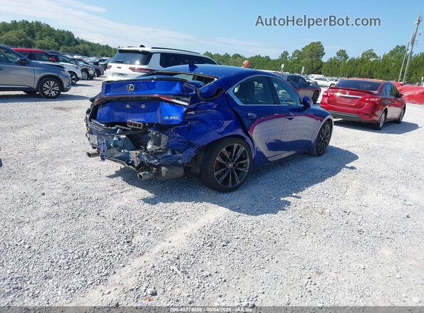 JTHGZ1B27N5057748 2022 LEXUS IS Blue Հետևի աջ