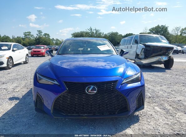 JTHGZ1B27N5057748 2022 LEXUS IS Blue Սալոնի հետևի տեսք