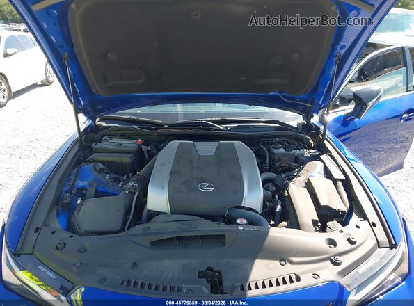 JTHGZ1B27N5057748 2022 LEXUS IS Blue Հետևի տեսք