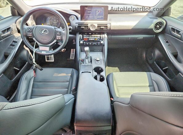 JTHGZ1B27P5070342 2023 LEXUS IS Black Dashboard view