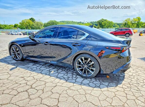 JTHGZ1B27P5070342 2023 LEXUS IS Black Rear left