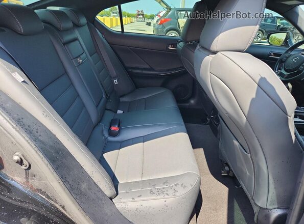 JTHGZ1B27P5070342 2023 LEXUS IS Black Rear seats view