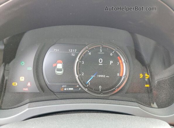 JTHGZ1B28N5054499 2022 LEXUS IS Красный Вид щитка приборов