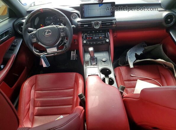 JTHGZ1B28P5059303 2023 LEXUS IS White Widok deski rozdzielczej