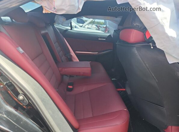 JTHGZ1B29L5036610 2020 LEXUS IS Black Vista de los asientos traseros