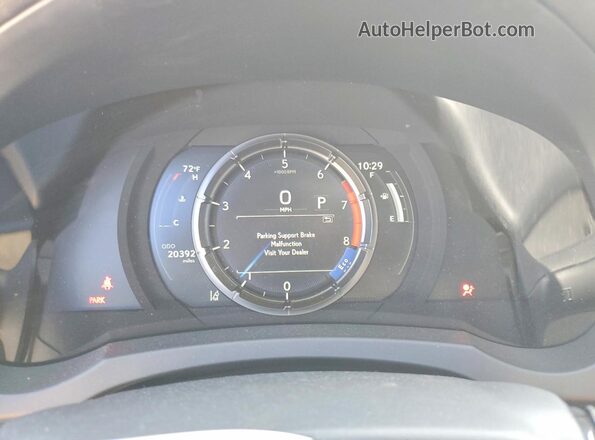 JTHGZ1B29M5043509 2021 LEXUS IS Silver Widok zestawu wskaźników