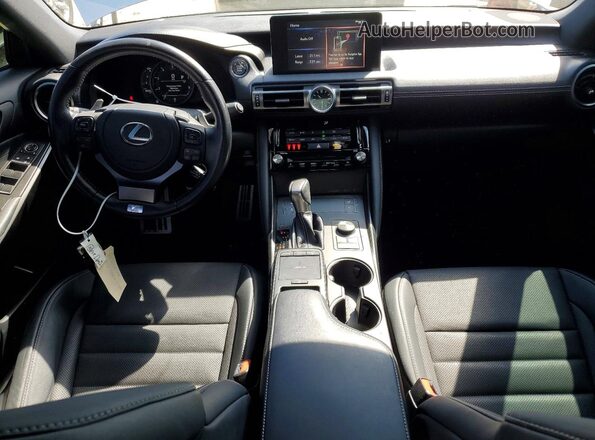 JTHGZ1B29M5043509 2021 LEXUS IS Silver Widok deski rozdzielczej
