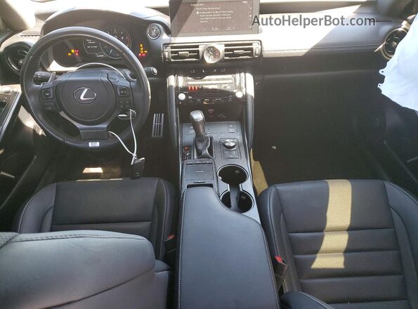 JTHGZ1B2XP5068780 2023 LEXUS IS Black Dashboard view