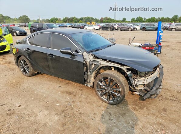 JTHGZ1E26M5020006 2021 LEXUS IS Black Առջևի աջ