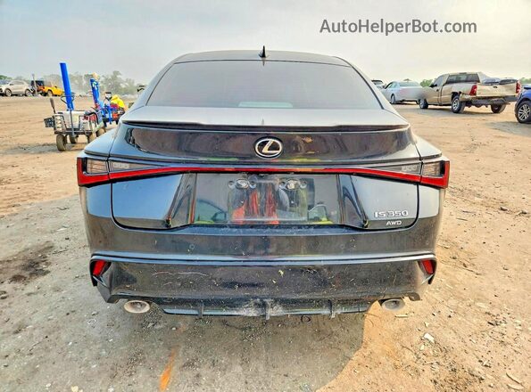 JTHGZ1E26M5020006 2021 LEXUS IS Black Հետևի տեսք