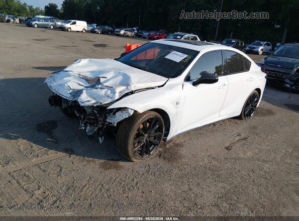 JTHGZ1E27S5038348 2025 LEXUS IS 350 White Առջևի ձախ երեք քառորդ տեսարան