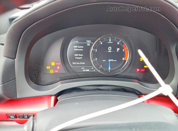 JTHGZ1E2XS5042720 2025 LEXUS IS Black Instrument cluster view