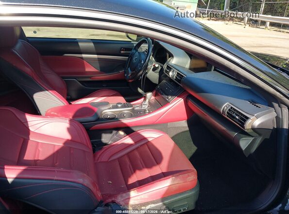 JTHHA5BC2H5005007 2017 LEXUS RC 200T Black Widok wnętrza z przodu