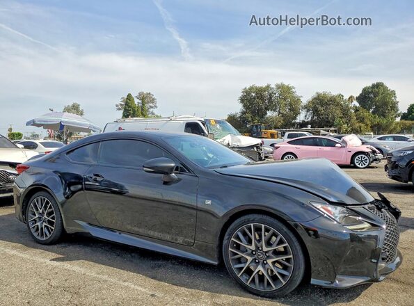 JTHHA5BCXG5001009 2016 LEXUS RC Black Առջևի աջ