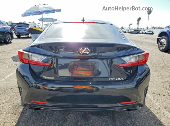 JTHHA5BCXG5001009 2016 LEXUS RC Black Հետևի տեսք