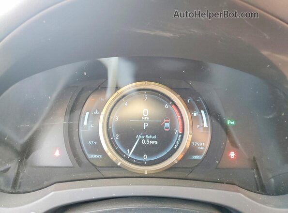 JTHHA5BCXG5001009 2016 LEXUS RC Black Սարքավորումների վահանակի տեսք