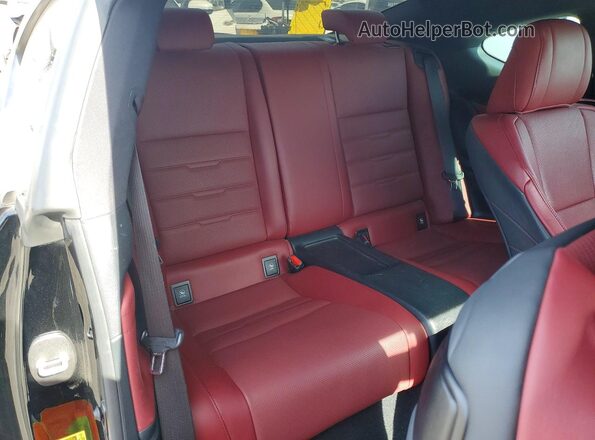 JTHHA5BCXG5001009 2016 LEXUS RC Black Հետևի նստատեղերի տեսք