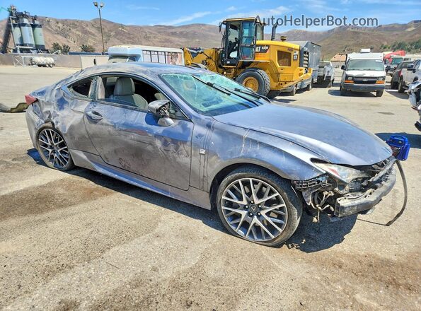 JTHHA5BCXG5002080 2016 LEXUS RC Серый Передняя правая четверть