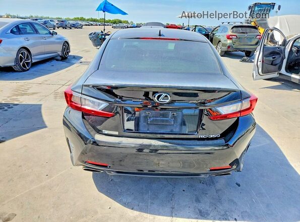 JTHHE5BC0H5017290 2017 LEXUS RC Black Вид ззаду