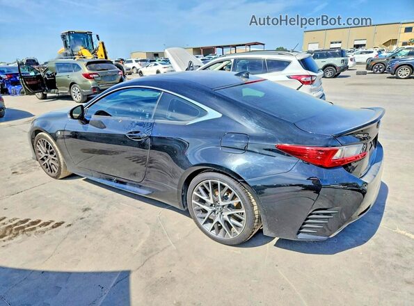 JTHHE5BC0H5017290 2017 LEXUS RC Black Задня ліва чверть