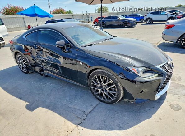 JTHHE5BC0H5017290 2017 LEXUS RC Black Передня права чверть