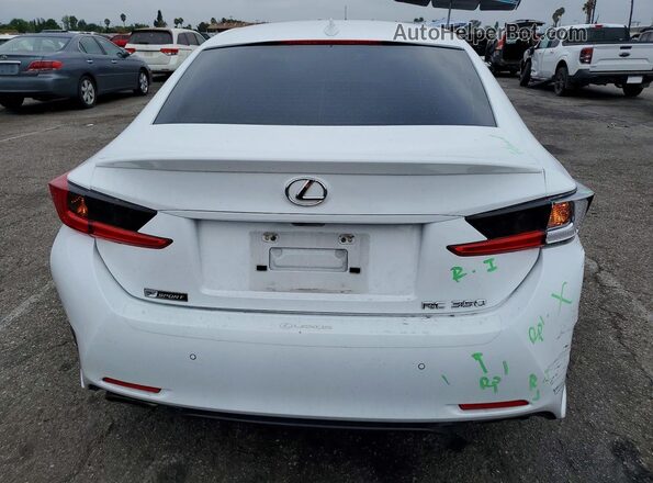 JTHHE5BC3H5017669 2017 LEXUS RC White უკანა ხედი