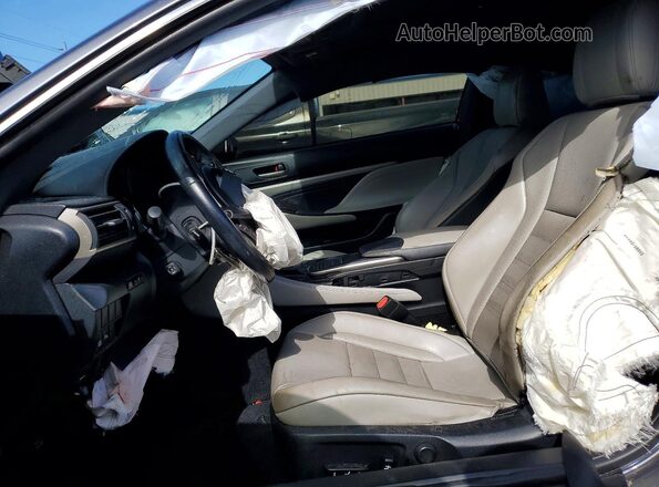 JTHHE5BC8G5011896 2016 LEXUS RC Gray Widok wnętrza z przodu