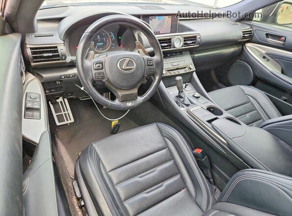 JTHHE5BC9G5012877 2016 LEXUS RC Черный Вид панели приборов