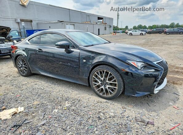JTHHE5BC9G5012877 2016 LEXUS RC Черный Передняя правая четверть