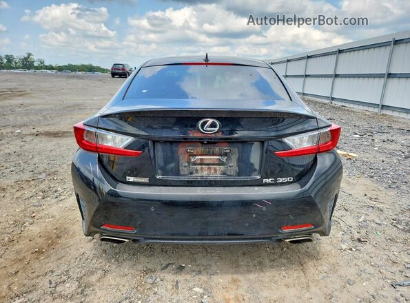 JTHHE5BC9G5012877 2016 LEXUS RC Черный Вид сзади