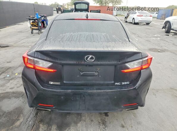 JTHHE5BC9G5013138 2016 LEXUS RC Black Vista trasera
