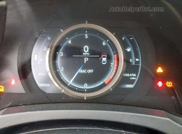 JTHHE5BC9G5013138 2016 LEXUS RC Black Vista del cuadro de instrumentos