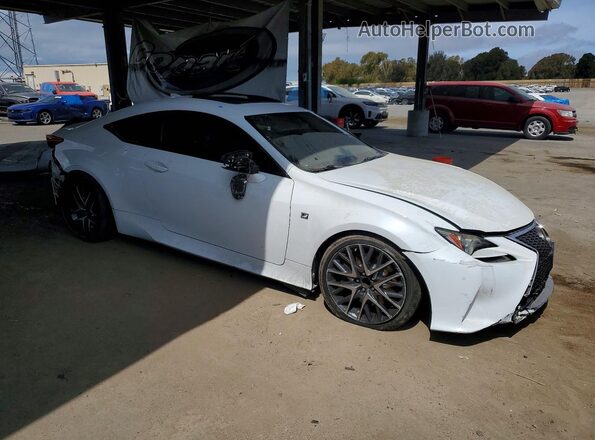 JTHHE5BC9G5014760 2016 LEXUS RC White Delantero derecho