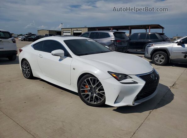 JTHHE5BC9H5017028 2017 LEXUS RC White Przód prawy