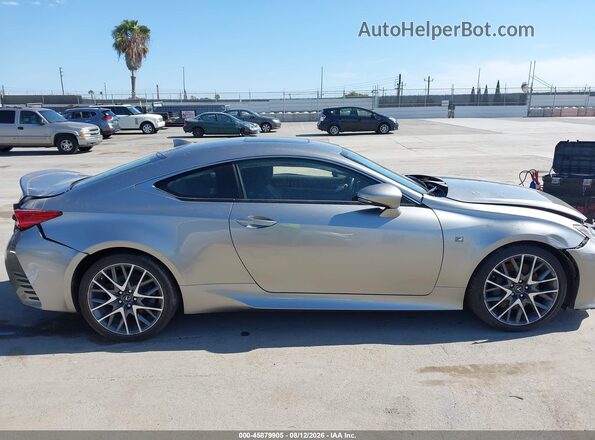 JTHHE5BC9H5017157 2017 LEXUS RC 350 Silver უკანა სალონის ხედი