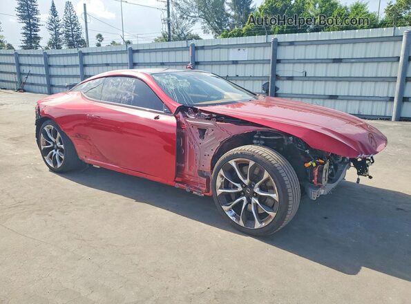 JTHHP5AY4JA004501 2018 LEXUS LC Red Przód prawy