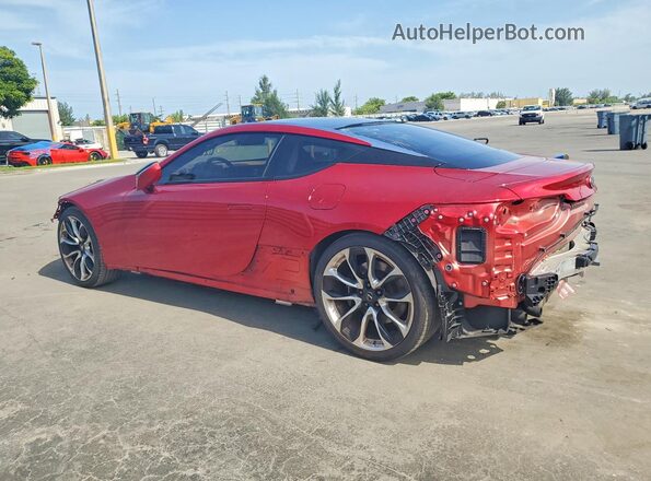 JTHHP5AY4JA004501 2018 LEXUS LC Red Tył lewy