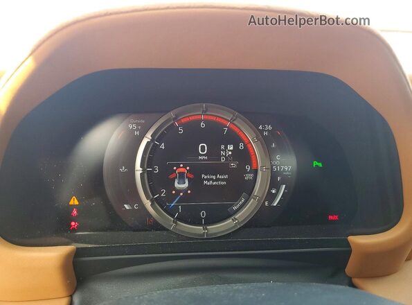 JTHHP5AY4JA004501 2018 LEXUS LC Red Widok zestawu wskaźników