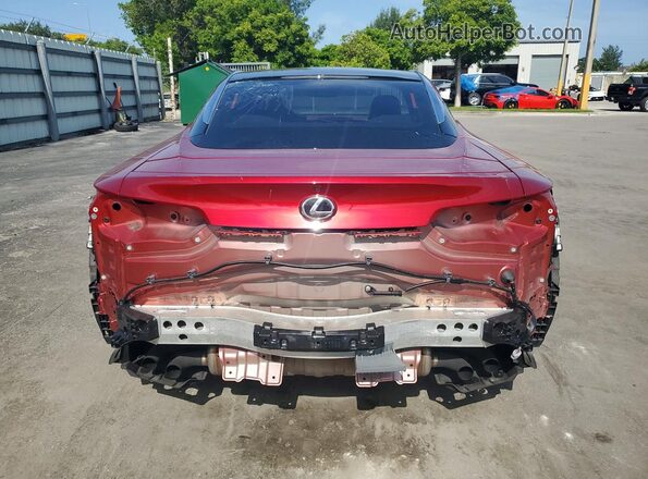 JTHHP5AY4JA004501 2018 LEXUS LC Red Widok z tyłu