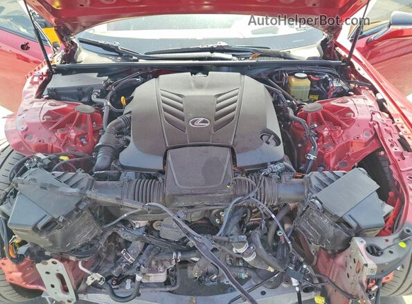 JTHHP5AY4JA004501 2018 LEXUS LC Red Widok wnętrza z tyłu