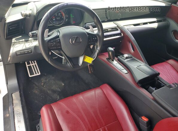 JTHHP5AY4JA005860 2018 LEXUS LC Белый Вид панели приборов