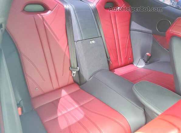 JTHHP5AY4JA005860 2018 LEXUS LC Белый Вид задних сидений